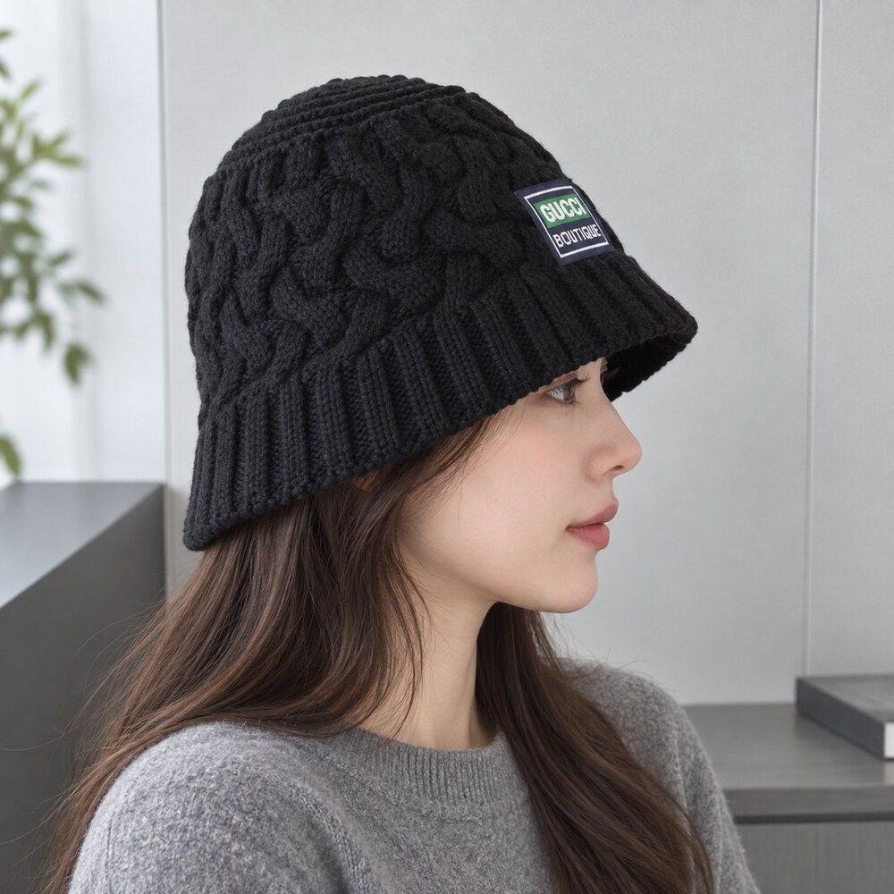 Gucci Cable Knit Bucket Hat - Picture 3 of 6